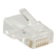 Load image into Gallery viewer, 100pcs /Pack RJ45 Connector Modular Plug, Gold: 3u, Gold: 3u