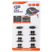 Load image into Gallery viewer, 8 PCS DM-003 Car Cable Convenient Bundle Clip with Adhesive, DM-003(Black), DM-003(Beige)