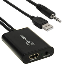Load image into Gallery viewer, USB 2.0 to HDMI HD Video Leader Converter for HDTV, Support Full HD 1080P, USB 2.0 to HDMI