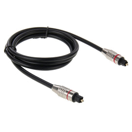 Digital Audio Optical Fiber Cable Toslink M to M, OD: 5.0mm, Length: 1m, 1m