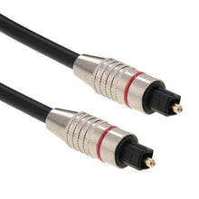 Load image into Gallery viewer, Digital Audio Optical Fiber Cable Toslink M to M, OD: 5.0mm, Length: 2m, 2m