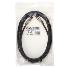 Load image into Gallery viewer, Digital Audio Optical Fiber Cable Toslink M to M, OD: 5.0mm, Length: 2m, 2m