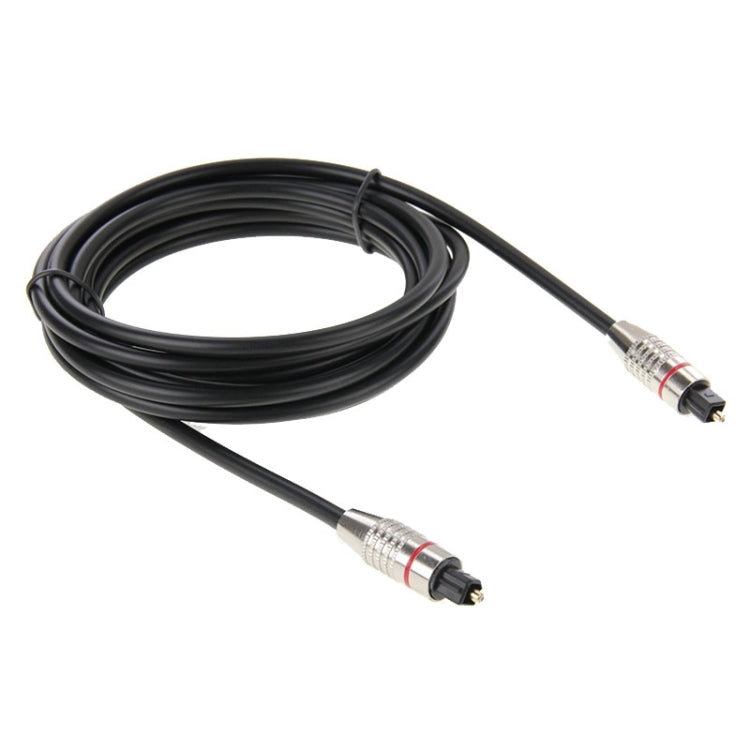 Digital Audio Optical Fiber Cable Toslink M to M, OD: 5.0mm, Length: 3m, 3m