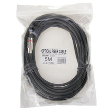 Load image into Gallery viewer, Digital Audio Optical Fiber Cable Toslink M to M, OD: 5.0mm, Length: 5m, 5m