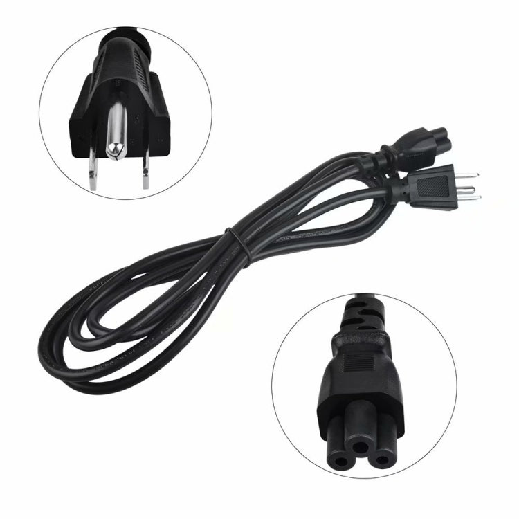 High Quality 3 Prong Style US Notebook AC Power Cord, Length: 1.8m, 3 Prong Style US Plug, Length: 1.8m