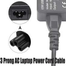 Load image into Gallery viewer, High Quality 3 Prong Style US Notebook AC Power Cord, Length: 1.8m, 3 Prong Style US Plug, Length: 1.8m
