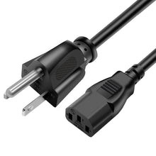 Load image into Gallery viewer, High Quality 3 Prong Style US Notebook AC Power Cord, Length: 1.8m, US Plug, 1.8m