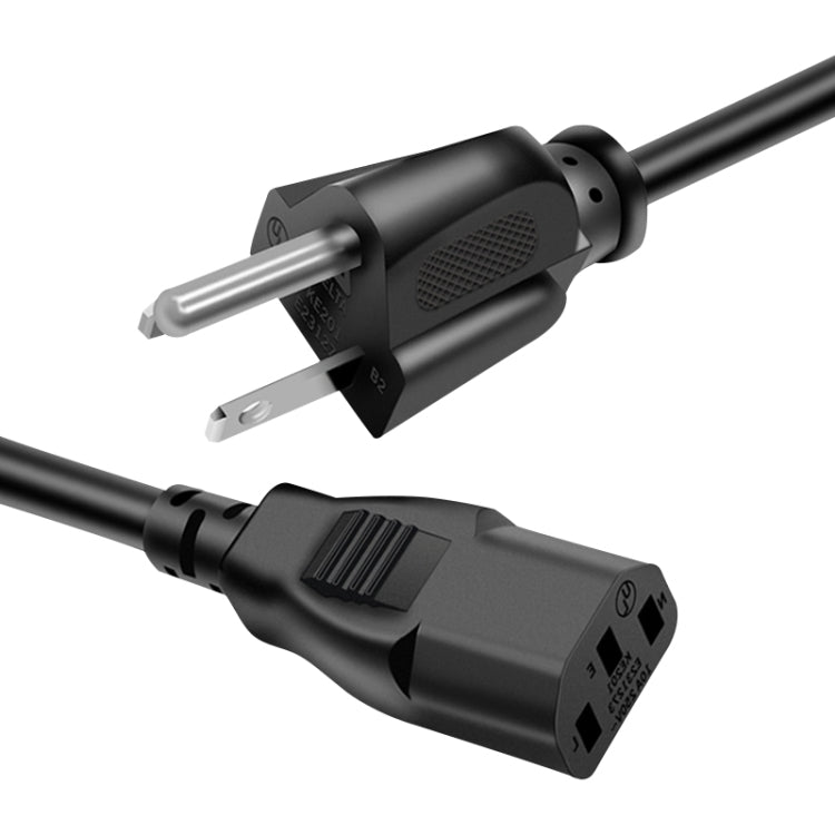 High Quality 3 Prong Style US Notebook AC Power Cord, Length: 1.8m, US Plug, 1.8m