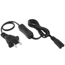 Load image into Gallery viewer, 2 Prong Style US Plug AC Power Cord with 304 Switch, Length: 1.5m, Length: 1.5m