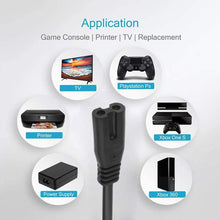 Load image into Gallery viewer, 2 Prong Style US Plug AC Power Cord with 304 Switch, Length: 1.5m, Length: 1.5m