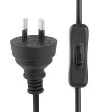 Load image into Gallery viewer, 2 Prong Style UK Plug AC Power Cord with 304 Switch, Length: 1.2m, 2 Prong Style AU Plug, Length: 1.2m, 2 Prong Style UK Plug, Length: 1.2m