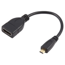 Load image into Gallery viewer, 17cm Micro HDMI Male to HDMI Female Adapter Cable, Length: 17cm