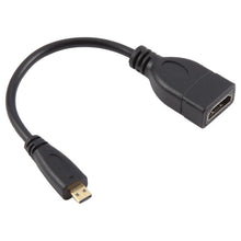 Load image into Gallery viewer, 17cm Micro HDMI Male to HDMI Female Adapter Cable, Length: 17cm