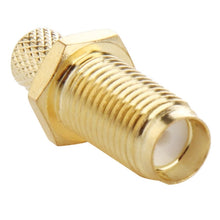 Load image into Gallery viewer, 10 PCS Gold Plated SMA Female Crimp RF Connector Adapter for RG58 / RG400 / RG142 / LMR195 Cable, Crimp RP-SMA Female