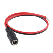 Load image into Gallery viewer, 100 PCS 5.5 x 2.1mm DC Power Female Barrel Connector Adaptor for LED Light Controller, Length: 30cm