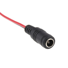 Load image into Gallery viewer, 100 PCS 5.5 x 2.1mm DC Power Female Barrel Connector Adaptor for LED Light Controller, Length: 30cm