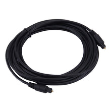 Load image into Gallery viewer, Digital Audio Optical Fiber Toslink Cable, Cable Length: 5m, OD: 4.0mm (Gold Plated), 5m
