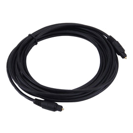 Digital Audio Optical Fiber Toslink Cable, Cable Length: 5m, OD: 4.0mm (Gold Plated), 5m