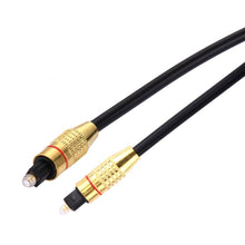 Load image into Gallery viewer, Digital Audio Optical Fiber Toslink Cable, Cable Length: 5m, OD: 5.0mm, 5m