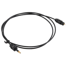 Load image into Gallery viewer, TOSLink Male to 3.5mm Male Digital Optical Audio Cable, Length: 0.8m, OD: 2.2mm