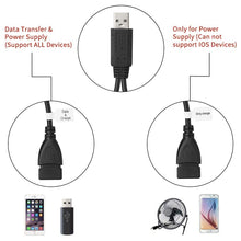 Load image into Gallery viewer, USB 2.0 Male to 2 Dual USB Female Jack Adapter Cable for Computer / Laptop, Length: About 30cm, USB 2.0 AM to 2 USB 2.0 AF