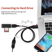 Load image into Gallery viewer, USB 2.0 Male to 2 Dual USB Female Jack Adapter Cable for Computer / Laptop, Length: About 30cm, USB 2.0 AM to 2 USB 2.0 AF