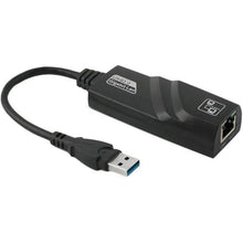 Load image into Gallery viewer, USB 3.0 10 / 100 / 1000Mbps Ethernet Adapter for Laptops, Plug and play, USB 3.0 1000 Mbps