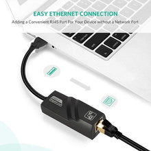 Load image into Gallery viewer, USB 3.0 10 / 100 / 1000Mbps Ethernet Adapter for Laptops, Plug and play, USB 3.0 1000 Mbps