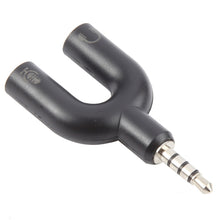 Load image into Gallery viewer, 3.5mm Stereo Male to 3.5mm Headphone &amp; Mic Female Splitter Adapter