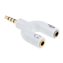 Load image into Gallery viewer, 3.5mm Stereo Male to 3.5mm Headphone &amp; Mic Female Splitter Adapter