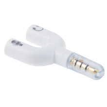 Load image into Gallery viewer, 3.5mm Stereo Male to 3.5mm Headphone &amp; Mic Female Splitter Adapter