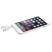 Load image into Gallery viewer, 3.5mm Stereo Male to 3.5mm Headphone &amp; Mic Female Splitter Adapter