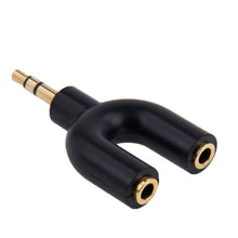 Load image into Gallery viewer, 3.5mm Stereo Male to Dual 3.5mm Stereo Female Splitter Adapter