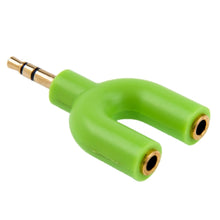 Load image into Gallery viewer, 3.5mm Stereo Male to Dual 3.5mm Stereo Female Splitter Adapter