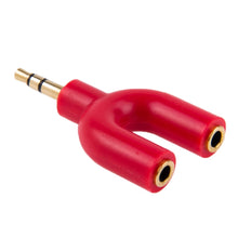 Load image into Gallery viewer, 3.5mm Stereo Male to Dual 3.5mm Stereo Female Splitter Adapter