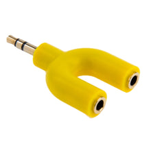 Load image into Gallery viewer, 3.5mm Stereo Male to Dual 3.5mm Stereo Female Splitter Adapter