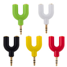 Load image into Gallery viewer, 3.5mm Stereo Male to Dual 3.5mm Stereo Female Splitter Adapter