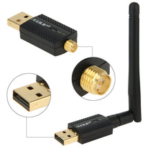 Load image into Gallery viewer, EDUP EP-N1581 Mini USB Wifi 802.11n/g/b 300Mbps 2.4GHz Wireless Adapter External Antenna, EP-N1581