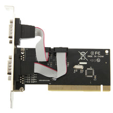 Load image into Gallery viewer, PCI to Serial 2-port Host Controller Card, 2 Ports DB9