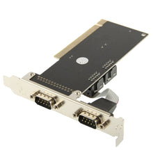 Load image into Gallery viewer, PCI to Serial 2-port Host Controller Card, 2 Ports DB9