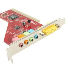 Load image into Gallery viewer, Crystal 4 Channel PCI Sound Card, Crystal 4 Channel