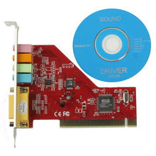 Load image into Gallery viewer, Crystal 4 Channel PCI Sound Card, Crystal 4 Channel