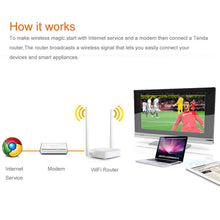 Load image into Gallery viewer, Tenda N301 Wireless N300 Easy Setup Router Speed Up to 300Mbps, N301
