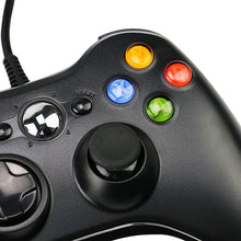 Load image into Gallery viewer, USB 2.0 Wired Controller Gamepad for XBOX 360, Plug and Play, Cable Length: 2.5m, For XBOX 360, For XBOX 360 (Black)