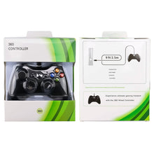 Load image into Gallery viewer, USB 2.0 Wired Controller Gamepad for XBOX 360, Plug and Play, Cable Length: 2.5m, For XBOX 360, For XBOX 360 (Black)