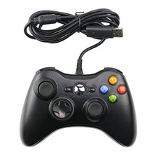 Load image into Gallery viewer, USB 2.0 Wired Controller Gamepad for XBOX 360, Plug and Play, Cable Length: 2.5m, For XBOX 360, For XBOX 360 (Black)