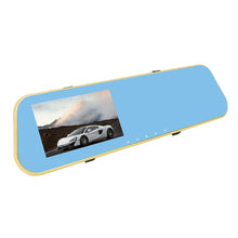 Load image into Gallery viewer, Full HD 1080P 4.3 inch Screen Display Dual Camera Vehicle DVR, 140 Degree Wide Angle Viewing, Support Night Vision / Parking Monitoring / Loop Recording / Motion Detection / G-Sensor / TF Card, 4.3 inch