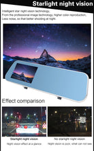 Load image into Gallery viewer, Full HD 1080P 4.3 inch Screen Display Dual Camera Vehicle DVR, 140 Degree Wide Angle Viewing, Support Night Vision / Parking Monitoring / Loop Recording / Motion Detection / G-Sensor / TF Card, 4.3 inch