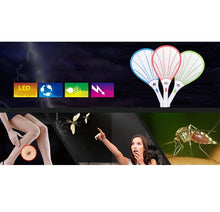 Load image into Gallery viewer, High Quality Rechargeable Electronic Mosquito Swatter with Flash Light, Length: 50cm (Random Color Delivery), Electronic Mosquito Swatter