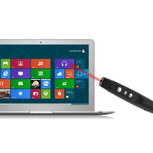 Load image into Gallery viewer, PP-1000 Multimedia Presentation Remote PowerPoint Clicker 2.4GHz RF Laser Pointer with USB Receiver